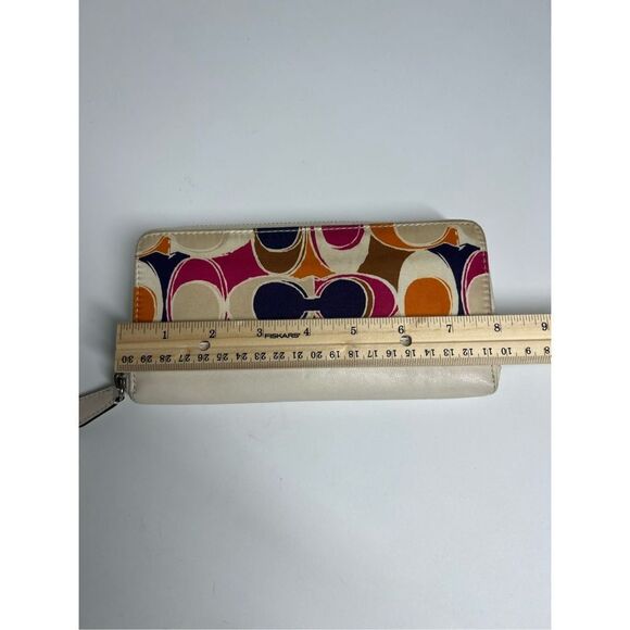 Rare Coach Ashley hand drawn scarf print wallet - Picture 13 of 15